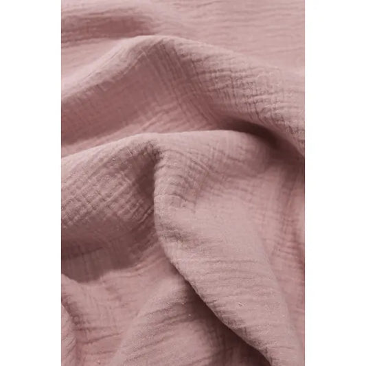 Cotton Double Gauze Fabric - Tea Rose | Truro Fabrics