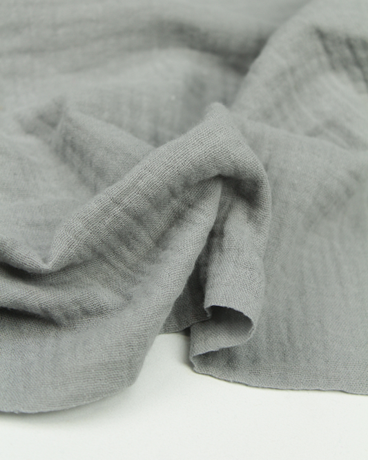 Cotton Double Gauze Fabric - Mist