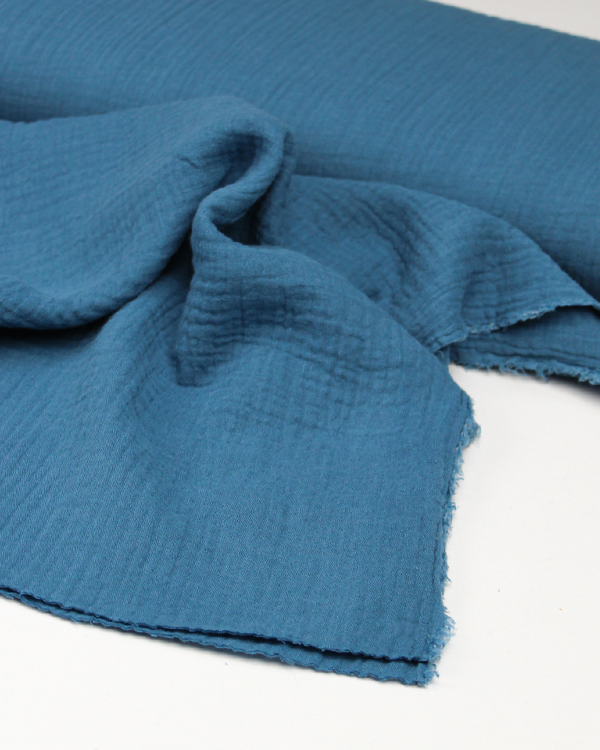 Cotton Double Gauze Fabric - Marlin