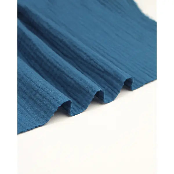 Cotton Double Gauze Fabric - Marlin | Truro Fabrics
