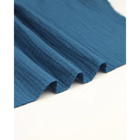 Cotton Double Gauze Fabric - Marlin | Truro Fabrics