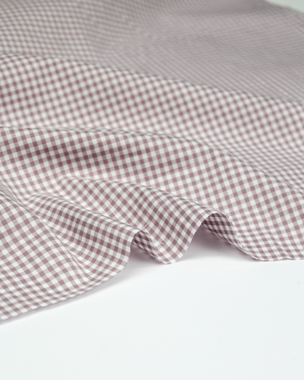 Yarn Dyed Cotton Fabric - 3mm Gingham Thistle