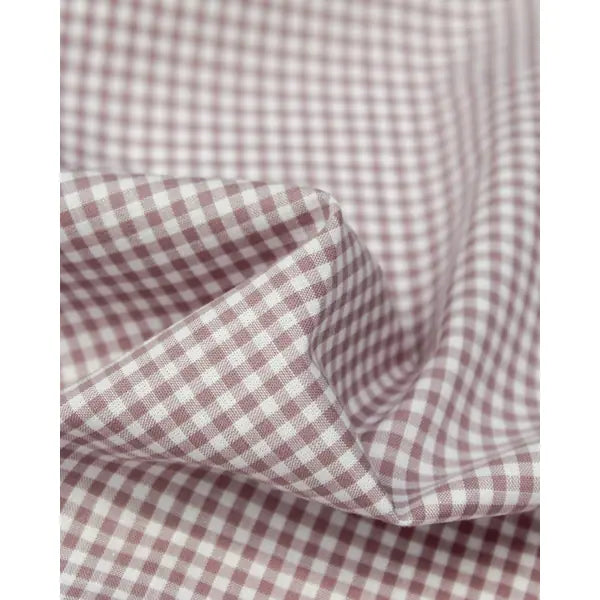 Yarn Dyed Cotton Fabric - 3mm Gingham Thistle | Truro Fabrics