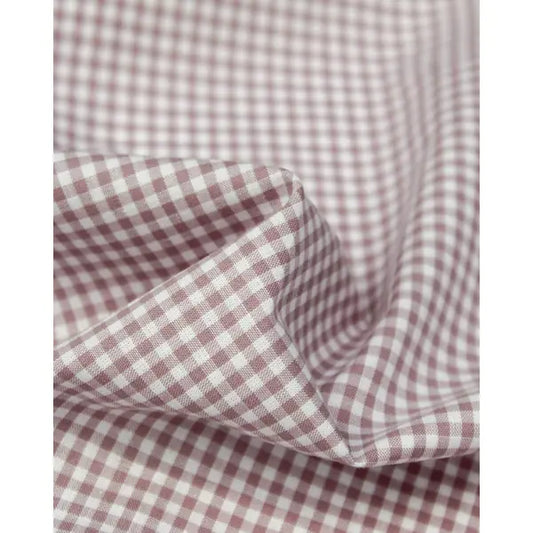 Yarn Dyed Cotton Fabric - 3mm Gingham Thistle | Truro Fabrics