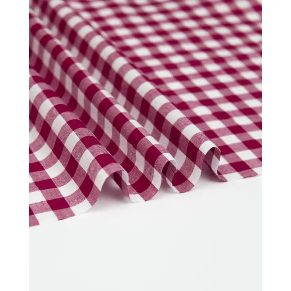 Yarn Dyed Cotton Fabric - 9mm Gingham Jam – Truro Fabrics