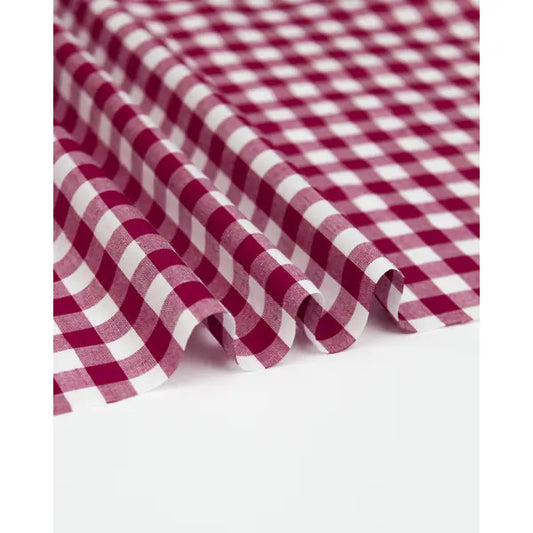 Yarn Dyed Cotton Fabric - 9mm Gingham Jam – Truro Fabrics