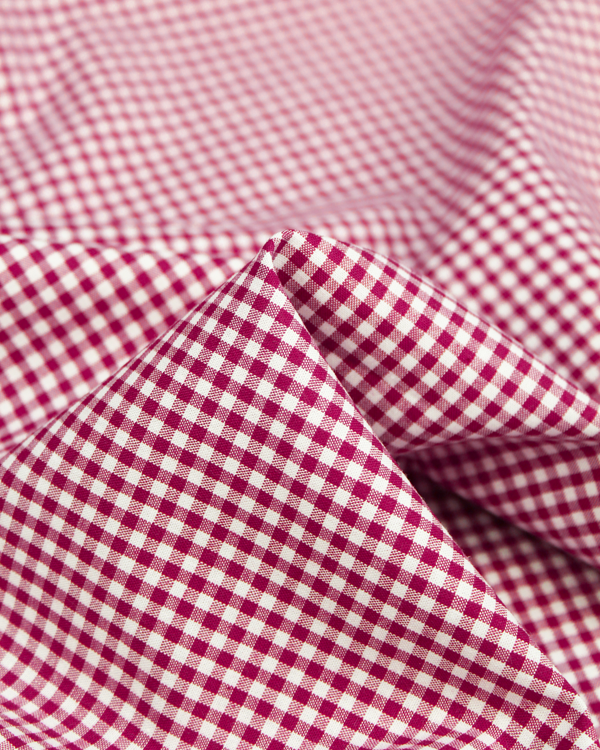 Yarn Dyed Cotton Fabric - 3mm Gingham Jam
