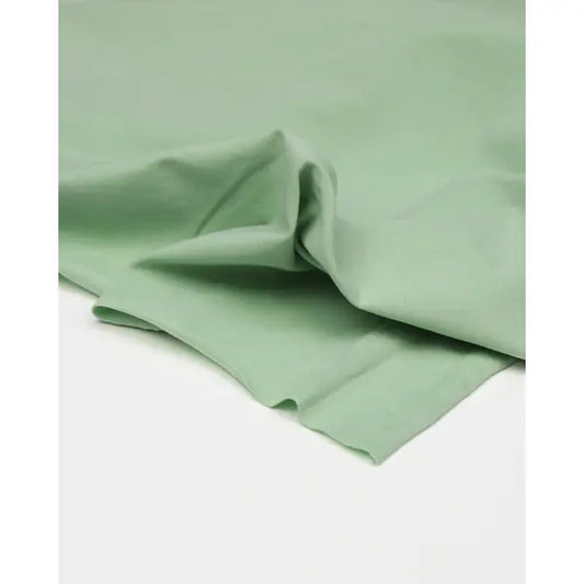 Organic Cotton Jersey Fabric - Tea Green | Truro Fabrics