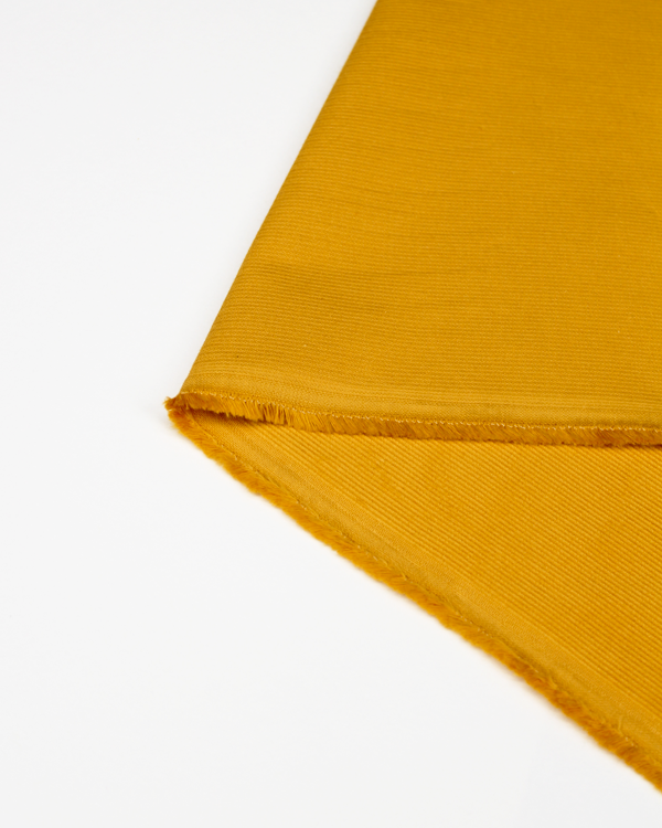 Cotton Babycord Fabric - Mustard