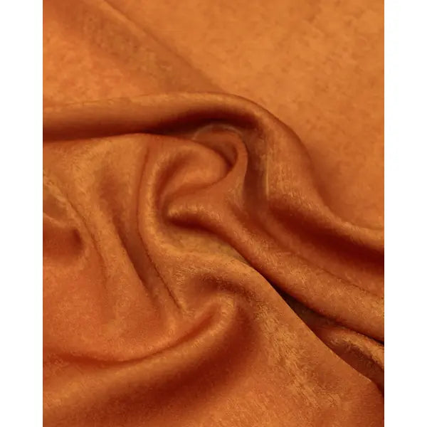 Sandwashed Satin Fabric - Amber – view 3 – Truro Fabrics