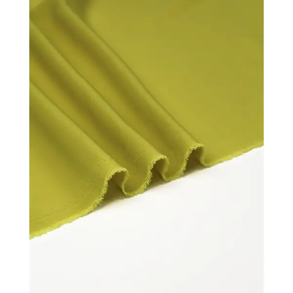 Fluid Micro Crepe Fabric - Lemongrass – view 3 – Truro Fabrics