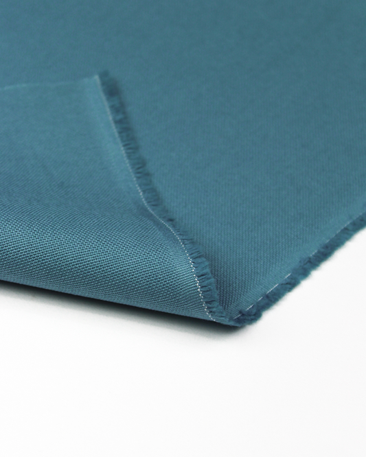Pure Cotton Canvas Fabric - Saxe Blue