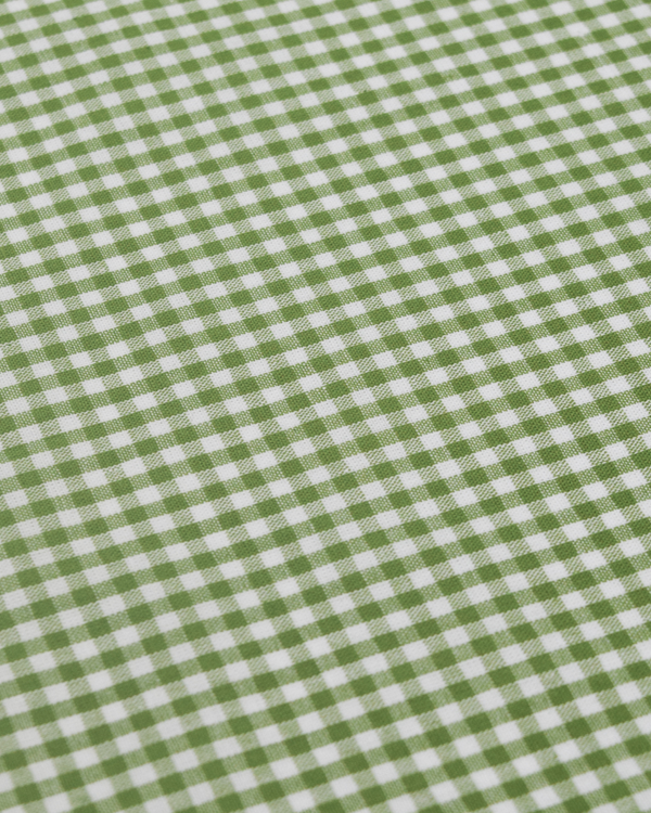 Yarn Dyed Cotton Fabric - 3mm Gingham Matcha