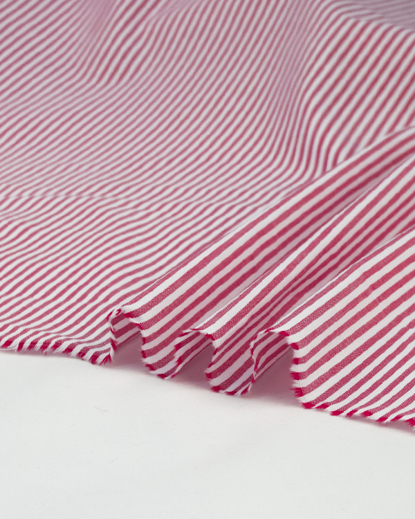 Yarn Dyed Cotton Fabric - 3mm Stripe Jam
