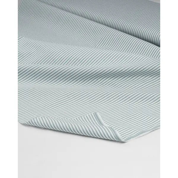 Yarn Dyed Cotton Fabric - 3mm Stripe Rockpool | Truro Fabrics