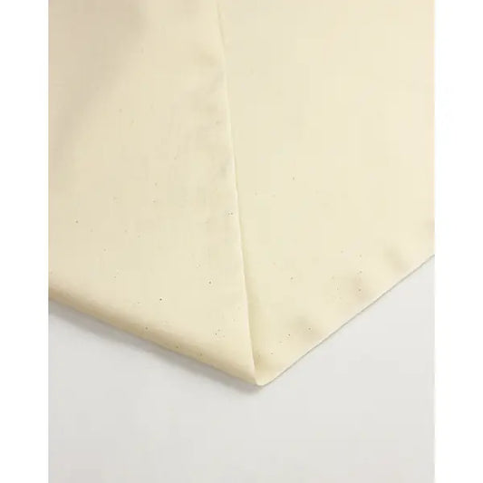 Plain Cotton Poplin Fabric - Natural | Truro Fabrics
