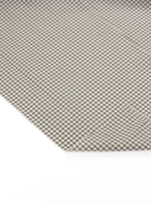 Yarn Dyed Cotton Fabric - 3mm Gingham Barley