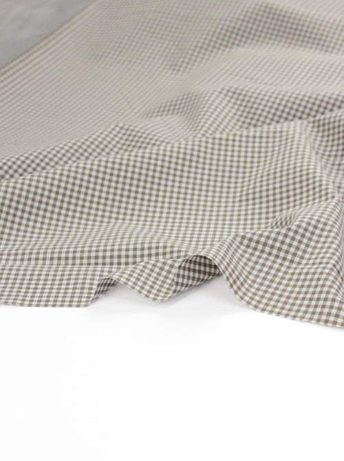 Yarn Dyed Cotton Fabric - 3mm Gingham Barley