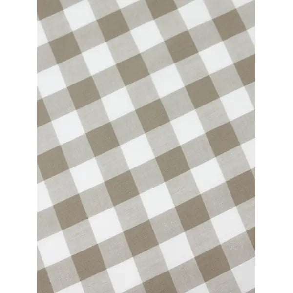 Yarn Dyed Cotton Fabric - 17mm Gingham Barley – view 4 – Truro Fabrics