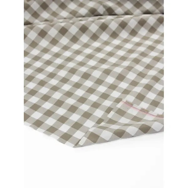 Yarn Dyed Cotton Fabric - 17mm Gingham Barley – view 5 – Truro Fabrics