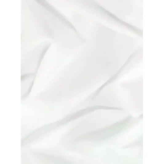Plain Polycotton Fabric - White | Truro Fabrics