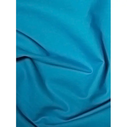 Plain Polycotton Fabric - Peacock | Truro Fabrics