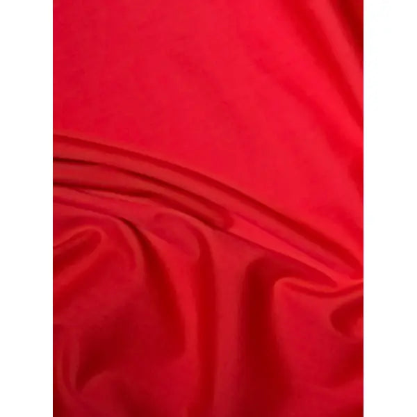 Plain Polycotton Fabric - Red | Truro Fabrics