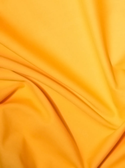 Plain Polycotton Fabric - Orange