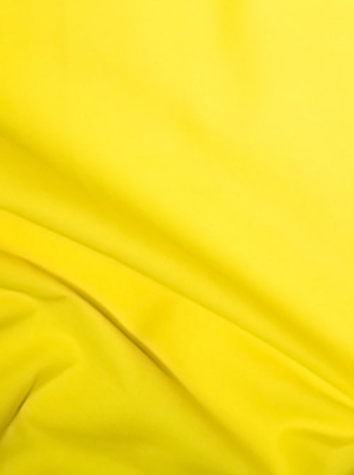 Plain Polycotton Fabric - Sunshine Yellow