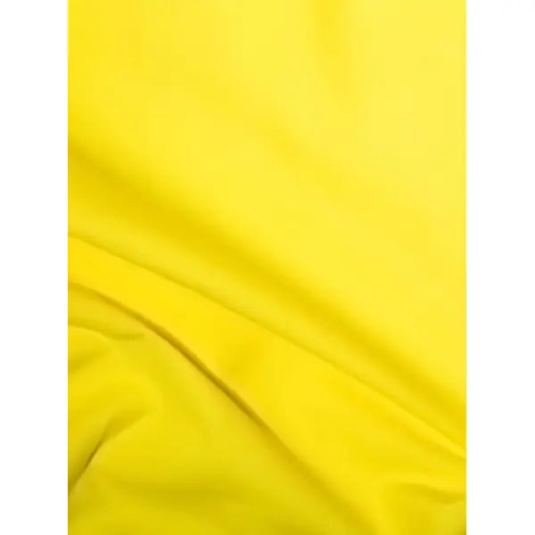 Plain Polycotton Fabric - Sunshine Yellow | Truro Fabrics