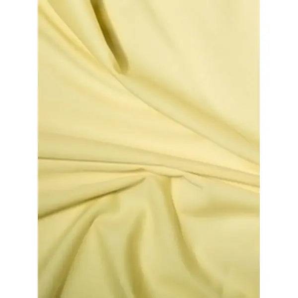 Plain Polycotton Fabric - Lemon yellow | Truro Fabrics