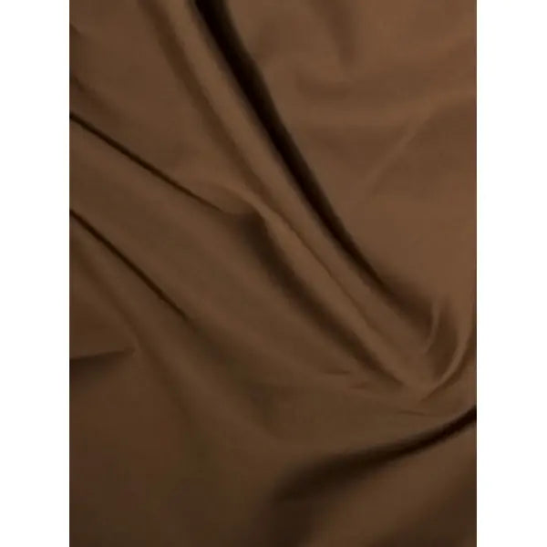 Plain Polycotton Fabric - Brown | Truro Fabrics