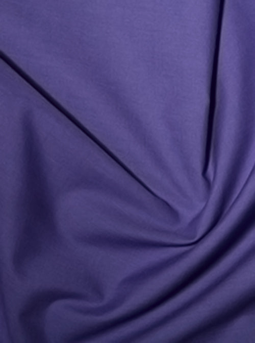 Plain Polycotton Fabric - Purple