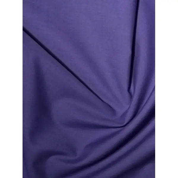 Plain Polycotton Fabric - Purple | Truro Fabrics