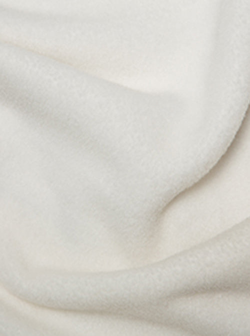 Anti-Pil Polar Fleece Fabric - Ivory