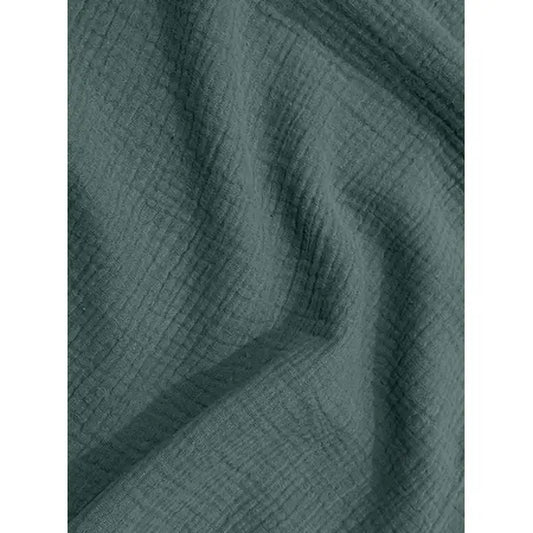 Cotton Double Gauze Fabric - Duck Egg | Truro Fabrics