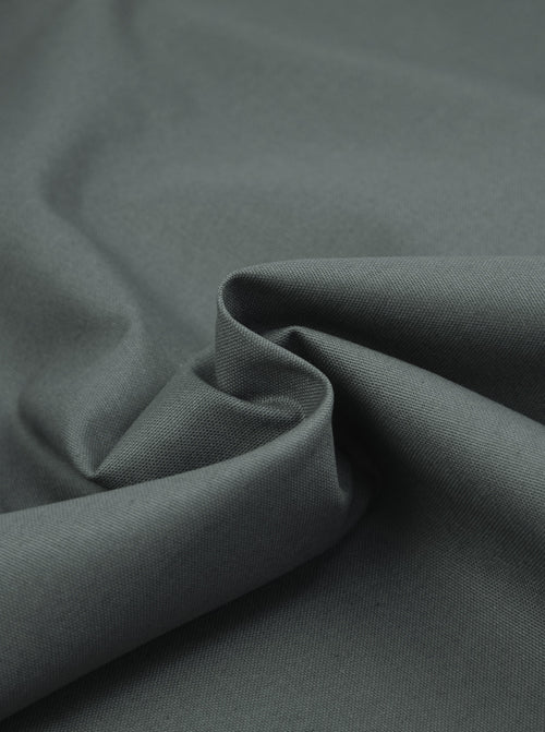 Pure Cotton Canvas Fabric - Pewter