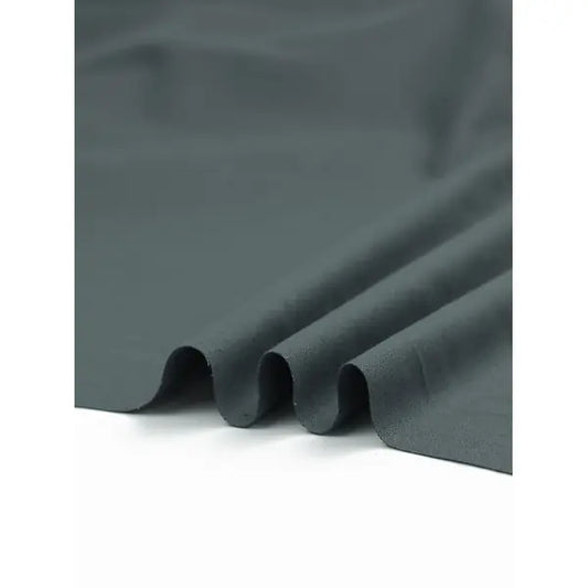 Pure Cotton Canvas Fabric - Pewter | Truro Fabrics
