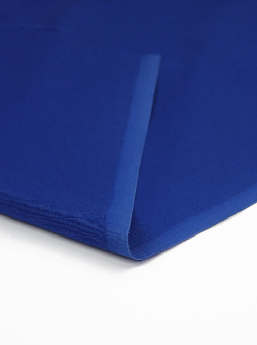 Pure Cotton Canvas Fabric - Royal Blue