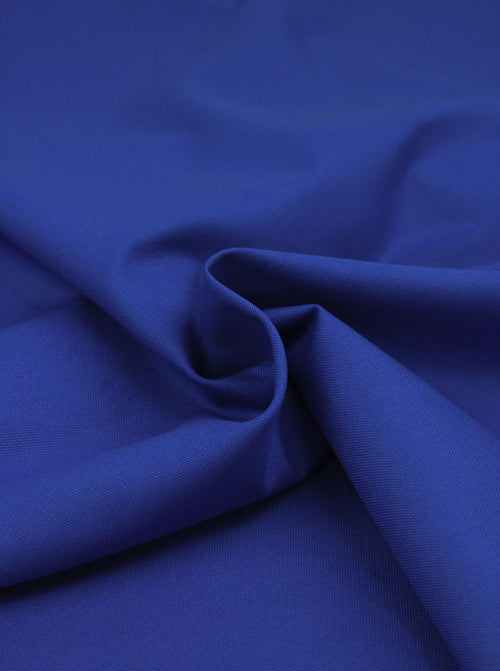 Pure Cotton Canvas Fabric - Royal Blue