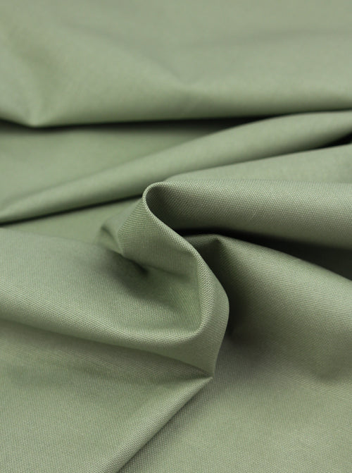 Pure Cotton Canvas Fabric - Sage
