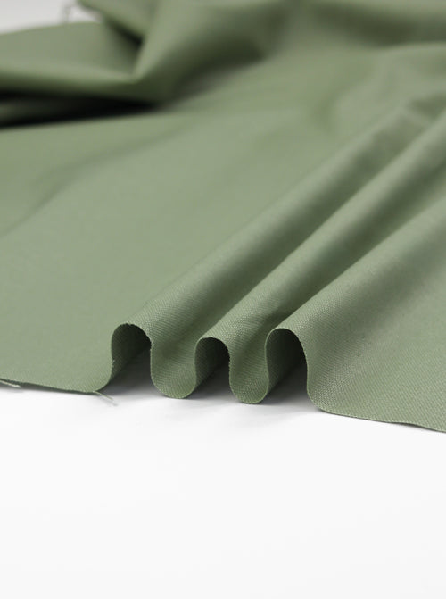 Pure Cotton Canvas Fabric - Sage