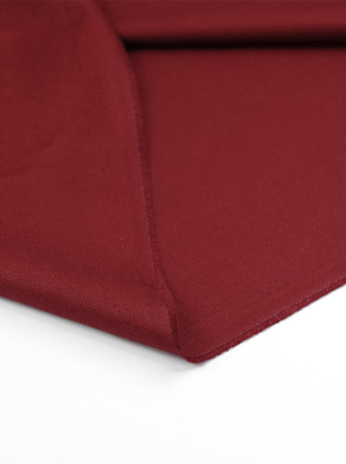 Pure Cotton Canvas Fabric - Wine