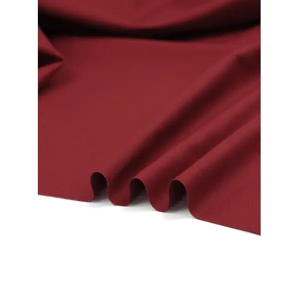 Pure Cotton Canvas Fabric - Wine | Truro Fabrics