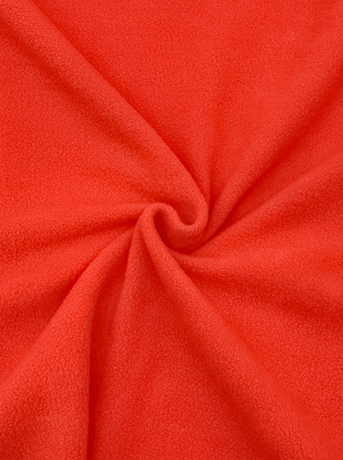 Anti-Pil Polar Fleece Fabric - Orange
