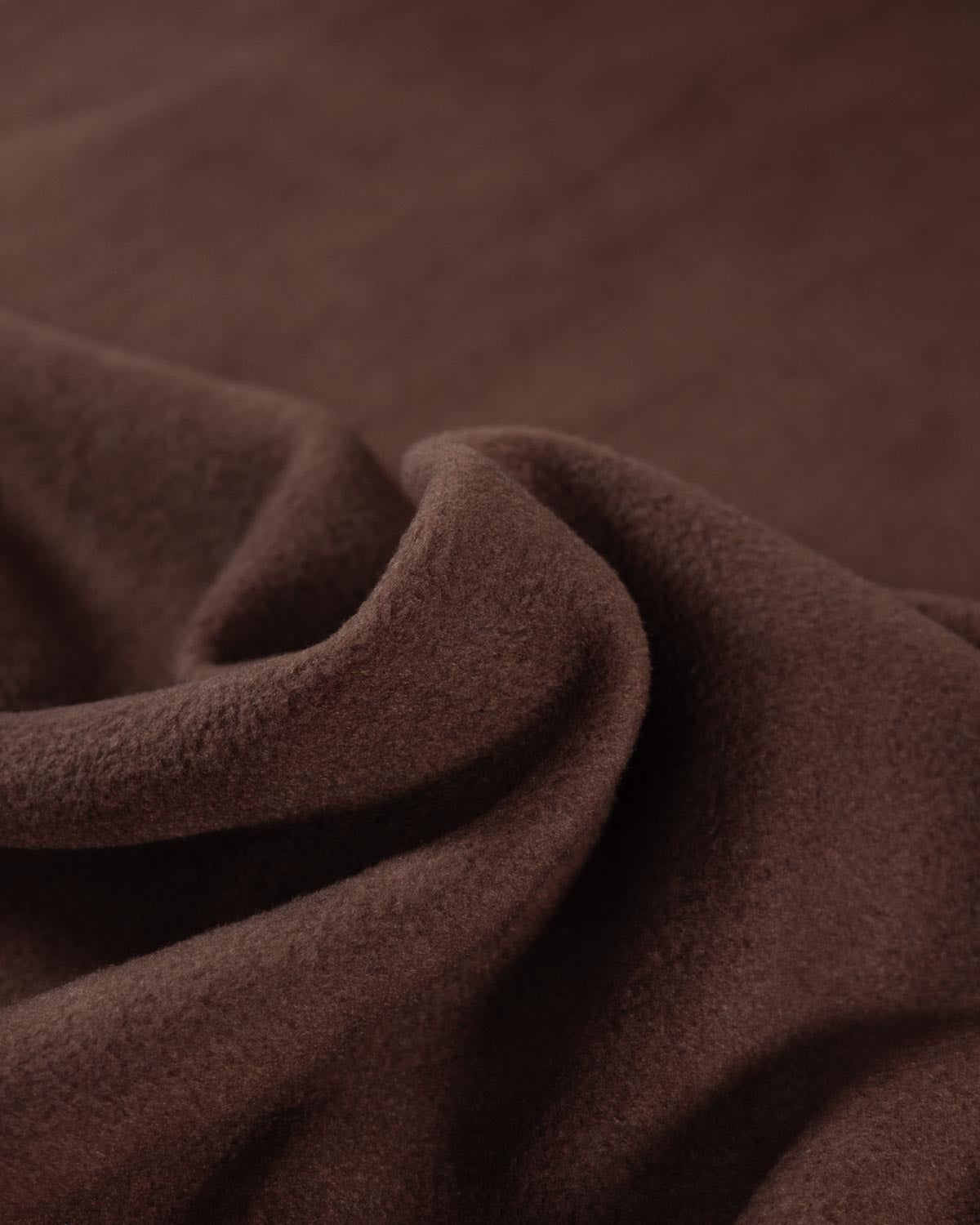 Anti-Pil Polar Fleece Fabric - Chocolate Brown