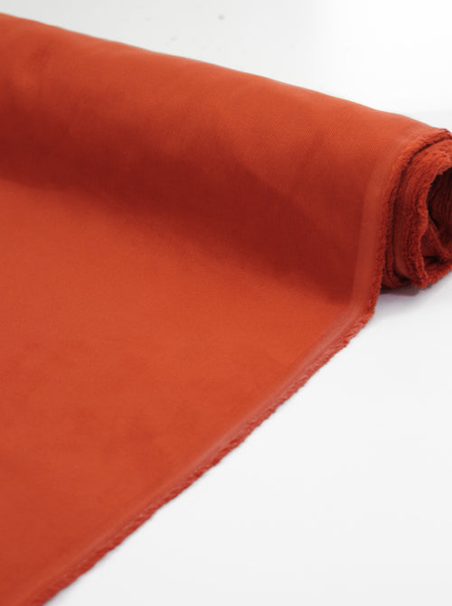 Cotton Babycord Fabric - Persimmon