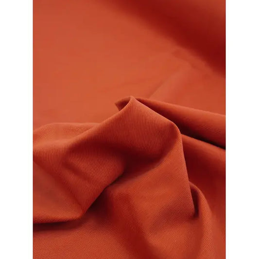 Cotton Babycord Fabric - Persimmon | Truro Fabrics