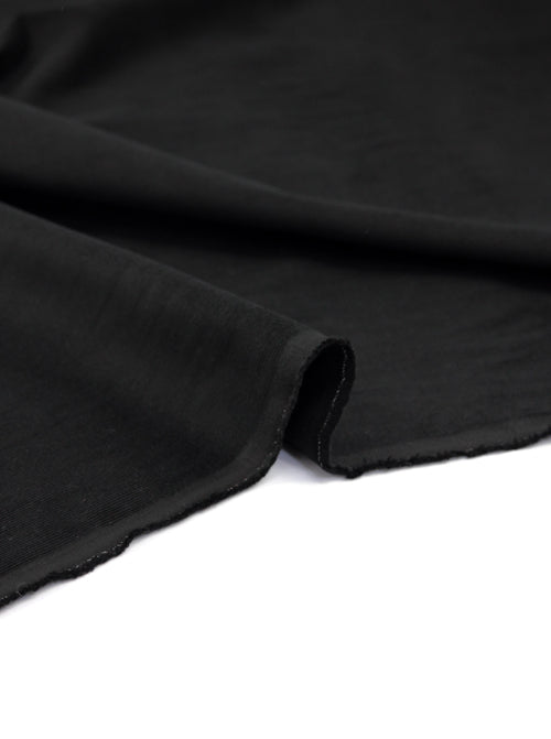 Cotton Babycord Fabric - Black