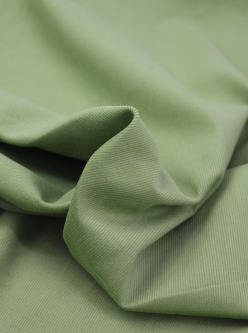 Cotton Babycord Fabric - Fennel